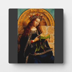 Jan van Eyck - Virgin Mary Fine Art Collection Plaque