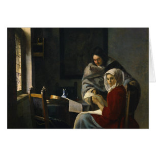Jan Vermeer - Girl Interrupted at Her Music