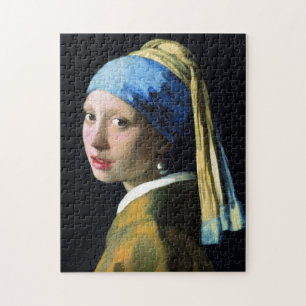 Jan Vermeer Girl With A Pearl Earring Baroque Art Jigsaw Puzzle