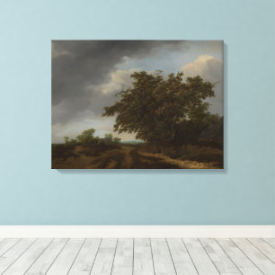Jan Vermeer, Landscape on the Edge of the Dunes Canvas Print