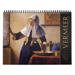 Jan Vermeer Paintings 2017 Calendar