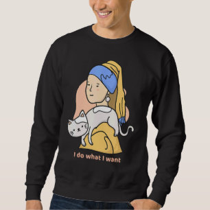 Jan Vermeer The Girl With The Pearl Earring Sweatshirt