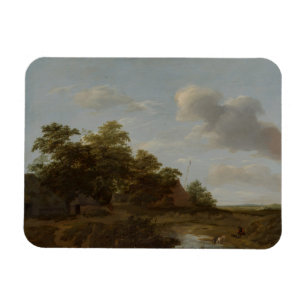 Jan Vermeer van Haarlem, Landscape with a Farm Magnet