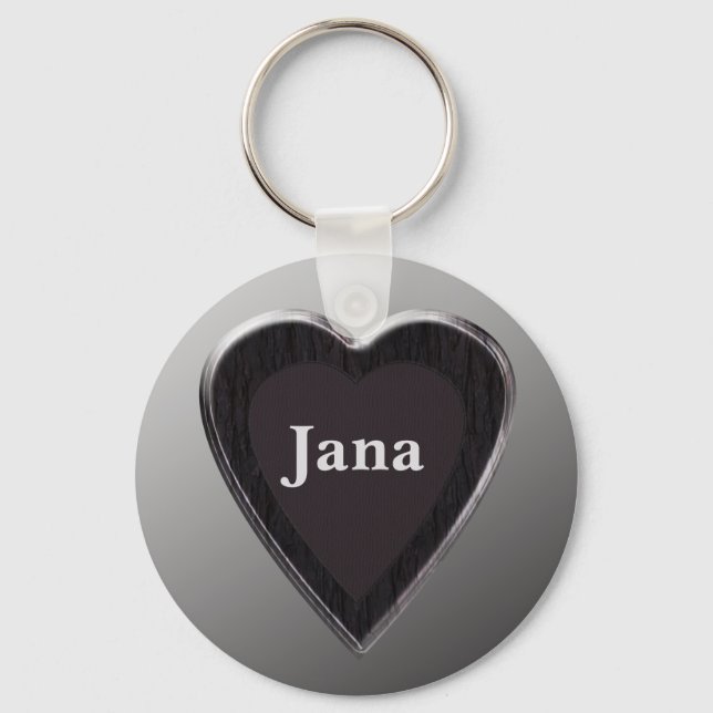 Jana Heart Keychain (Front)