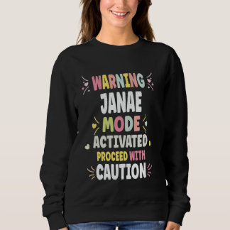 JANAE Personalised Women's Gift Custom JANAE Sweatshirt