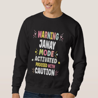 JANAY Personalised Women's Gift Custom JANAY Sweatshirt
