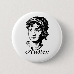Jane Austen 6 Cm Round Badge