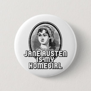 Jane Austen 6 Cm Round Badge