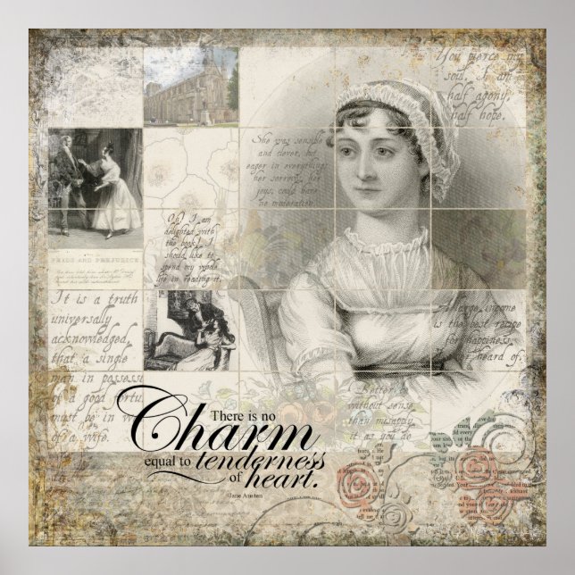 Jane Austen art print (Front)