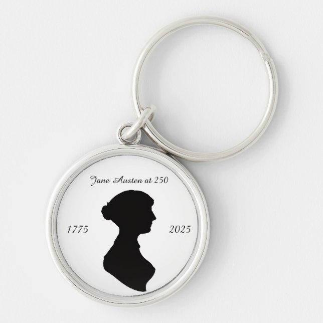 Jane Austen at 250 Key Ring (Front)