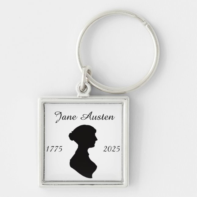 Jane Austen at 250 Key Ring (Front)