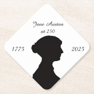 Jane Austen at 250 Paper Coaster