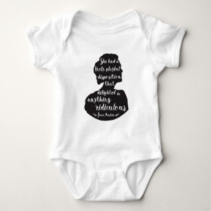 Jane Austen Baby Clothes Bodysuit