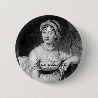 Jane Austen Button