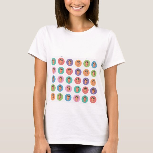 Jane Austen Colours T-Shirt (Front)