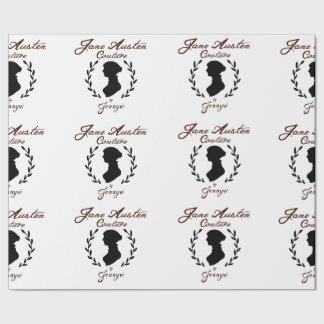 Jane Austen Couture Wrapping Paper