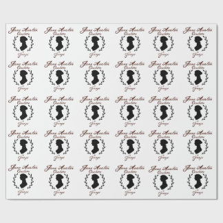 Jane Austen Couture Wrapping Paper