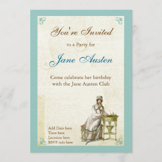 Jane Austen Custom Announcements