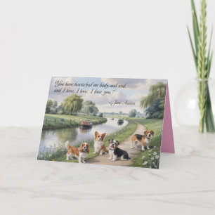 Jane Austen Dog Valentine Card 5