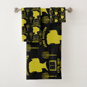 Jane Austen English Novelist Bath Towel Set