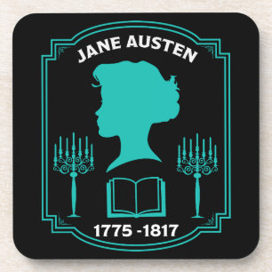 Jane Austen English Novelist Coaster