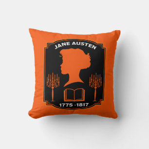 Jane Austen English Novelist Cushion