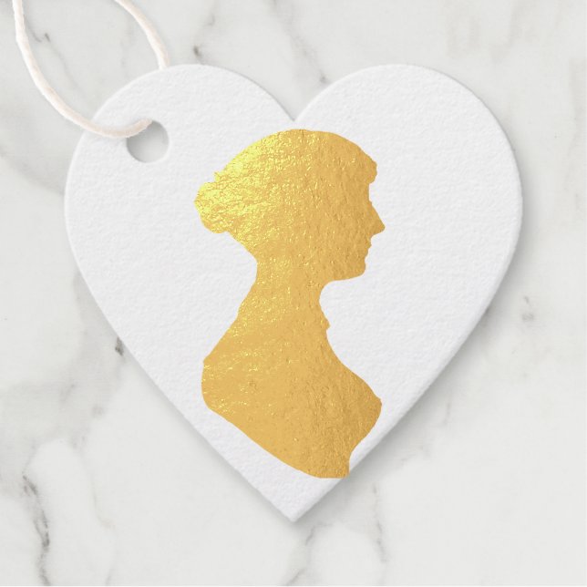 Jane Austen Favour Tags (Front)