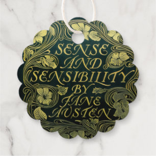Jane Austen Favour Tags