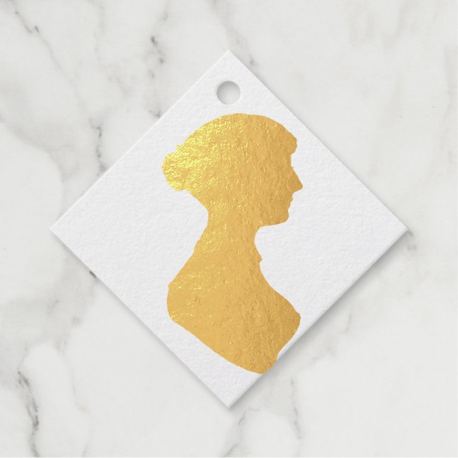 Jane Austen Favour Tags (Front)