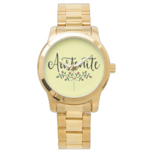 Jane Austen Floral Austenite Watch
