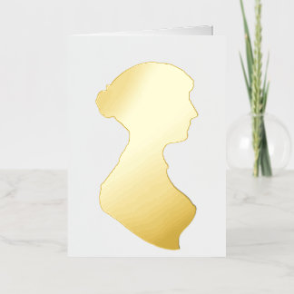 Jane Austen Foil Greeting Card