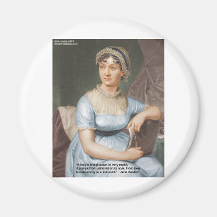 Jane Austen Friendship/Love/Balm Love Quote Gifts Magnet