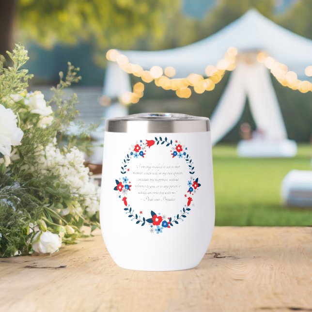 Jane Austen Happiness Quote, Pride and Prejudice (Wedding (Rotated))