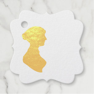 Jane Austen Home Wallpaper Favour Tags