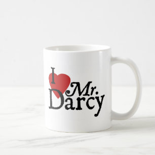 Jane Austen I LOVE Mr. Darcy Coffee Mug