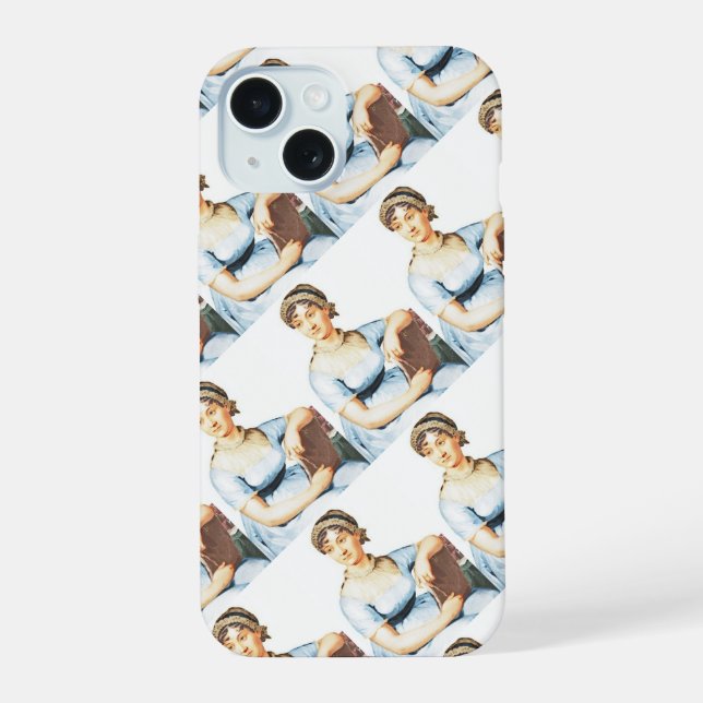 Jane Austen iPhone 15 Case (Back)