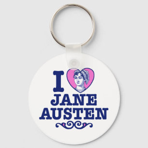Jane Austen Key Ring