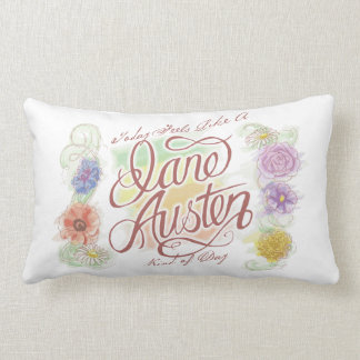 Jane Austen Kind of Day Lumbar Throw Pillow