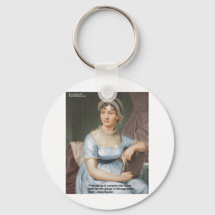Jane Austen Love Finest Balm Quote Cards & Gifts Key Ring