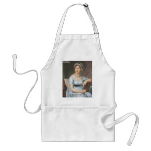 Jane Austen Loved U Less Quote On Gifts & Cards Standard Apron