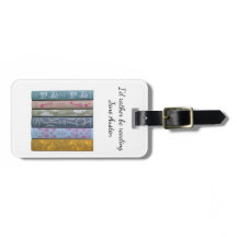 Jane Austen luggage tag