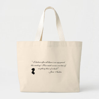 Jane Austen memorabilia Large Tote Bag
