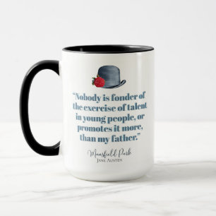 Jane Austen - My Father - Vintage Hat Mug