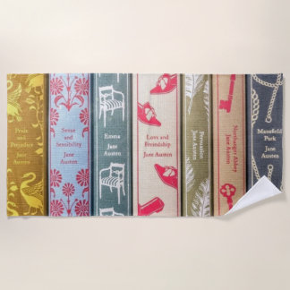Jane Austen novel Beach Towel
