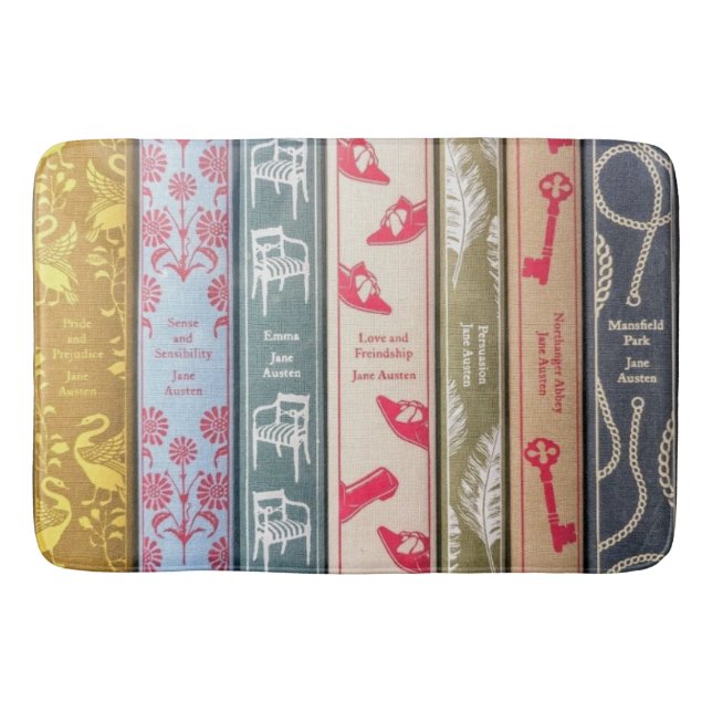 Jane Austen novels  Bath Mat (Front)