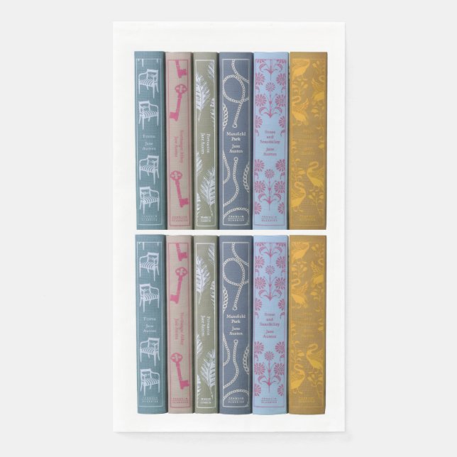 Jane Austen Novels Napkins (Front)