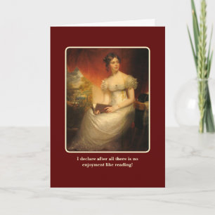 Jane Austen on Books Card