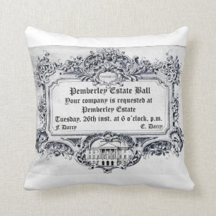 Jane Austen: Pemberley Estate Ball Cushion