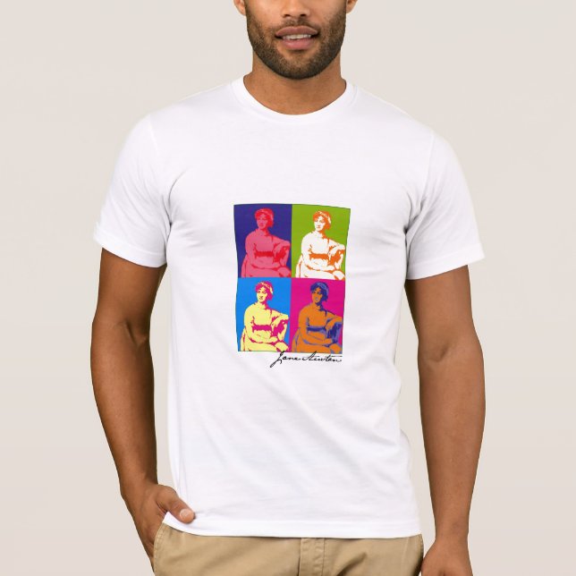 JANE AUSTEN POP ART T-SHIRT (Front)