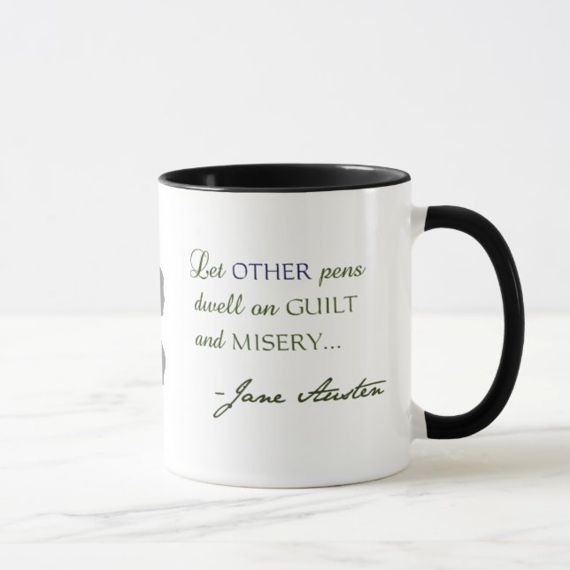 Jane Austen Quote Austen Variations Mug (Right)